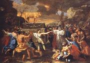 The Adoration of the Golden Calf Nicolas Poussin